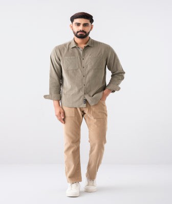 Regular Fit Solid Chinos