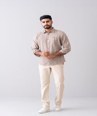 Regular Fit Solid Chinos